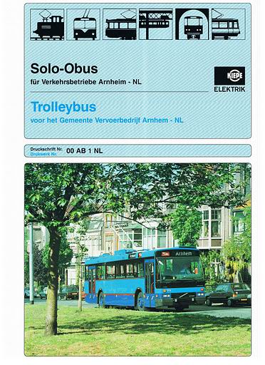 1991 KIEPE ELEKTRIK Trolley Arnhem(238-3'91)
