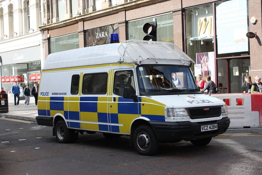 2010 LDV Convoy in politieuitvoering te Belfast
