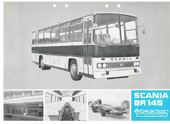 Bussen SCANIA BR145+Automontaza 1973