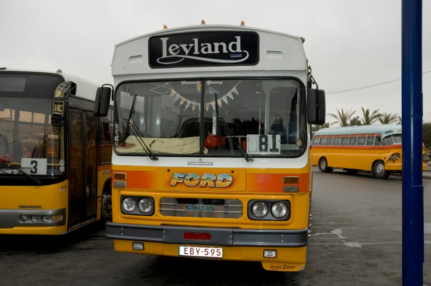 Malta Bus, Leyland Ford, Valletta Bus Terminal
