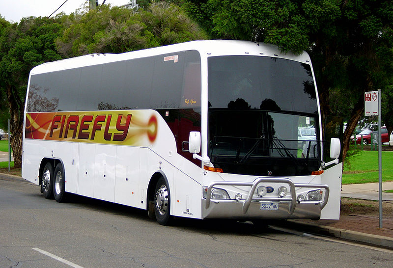 Scania K124-Firefly Express (5537 AO) Coach Concepts bodied Scania K124EB