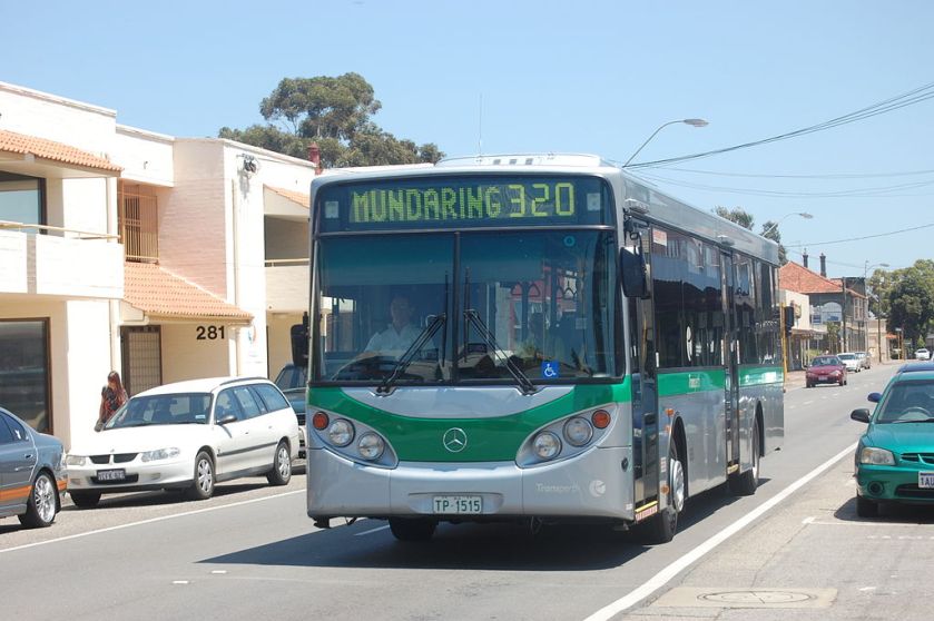 09 Transperth Volgren bodied O405NH on Great Eastern Highway in Perth