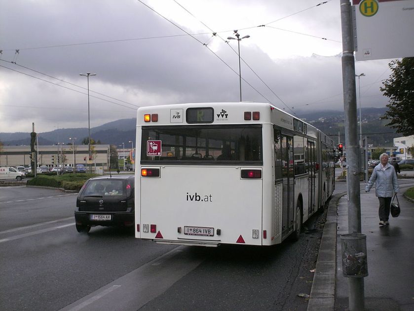 121 Wagen 864, der letzte MAN NG 272(2) der Innsbrucker Verkehrsbetriebe