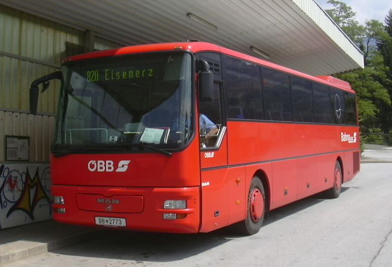 147 MAN ÜL 363, Bahnbus (Österreich) (Bahnbus existiert nicht mehr, Bahnbus jetzt Postbus)