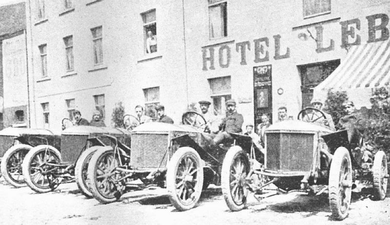 1907 circuit des ardennes kaiser preis cars-minerva team1