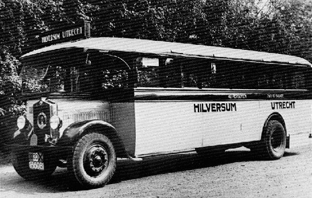 1928 Minerva bus met Asjes carrosserie en Kromhout