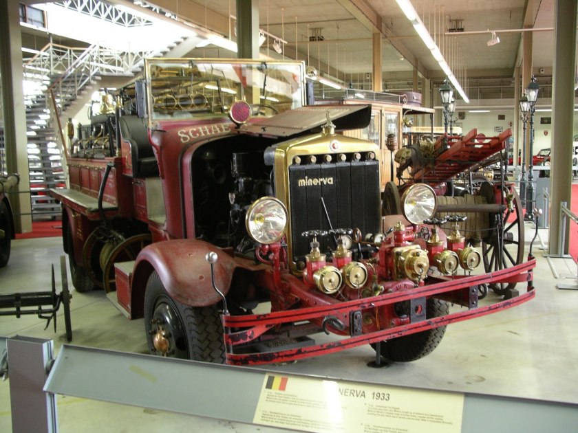 1933 MINERVA Fire Rescue car