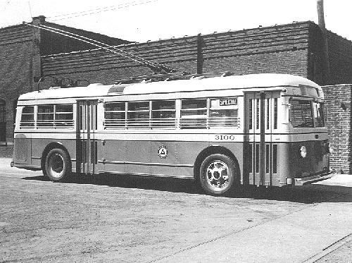 1935 Mack Model 6-CQ-4S Trolleybus