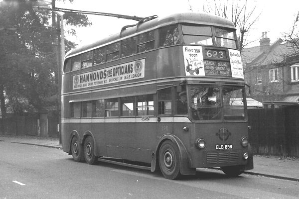 1938 London Transport 898, ELB898, an H1 MCCW