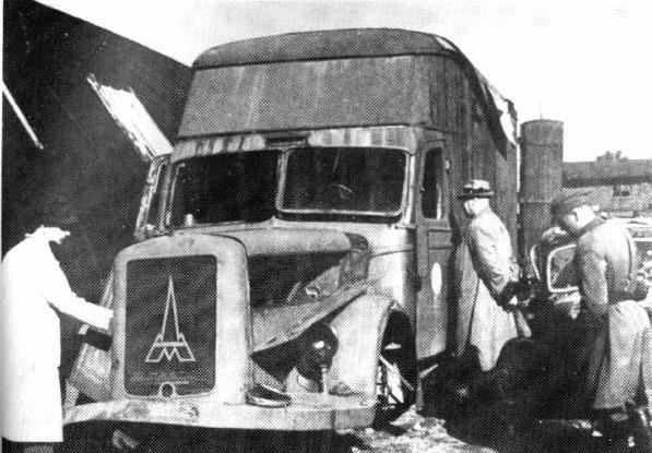 1945 Magirus-Deutz truck, similar to those used as gas vans in Chełmno extermination camp