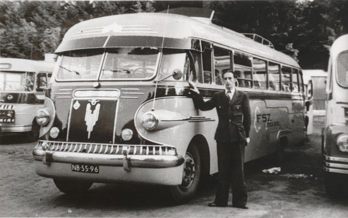 1949 DAF Medema Appingedam autobus - touringcar B-16547a