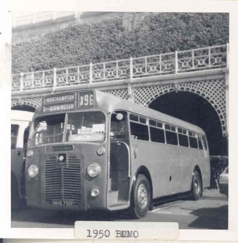 1950 BMMO S6 Midland Red MCW Bus Photo wk2595-HPYEB3a