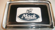 1950 Mack Bulldog Logo Oval B-W Advertising