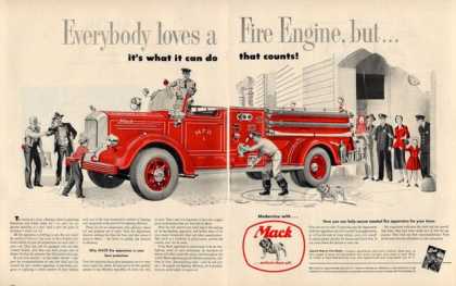 1950 Mack Fire Truck Firetruck