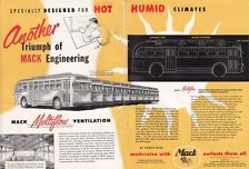 1950 Mack Mfg Corp 37-Passenger Bus Ad