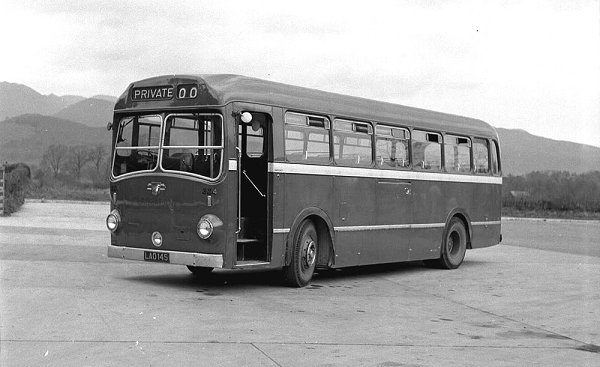 1951 Cumberland 324, LAO145, carried an early version of the ECW body which was B45F in this case