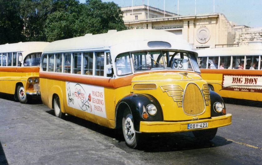 1951 Magirus 03500 bus op Malta