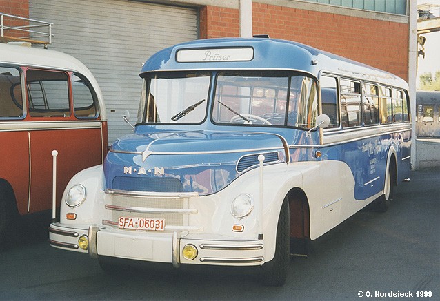 1951 MAN MKN Überlandbus Aufbau Hubertia