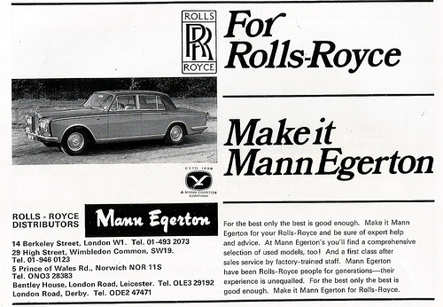 1952 Mann Egerton & Co. Ltd