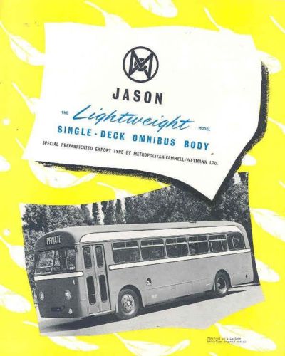 1954 MCW Jason Leyland Bus Brochure wj8672-EWMNN1