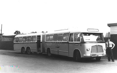 1956 MAN Kässbohrer gelede bus 530 SOC1 D 1246M3 135pk Verheul carr GTW 590