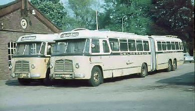 1956 MAN Kässbohrer gelede bus 530 SOC1 D 1246M3 135pk Verheul carr GTW 595+596