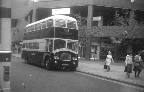1960 Birch Brothers MCW Orion bodied PD2 at Luton in 1964 CONFIDENCE1