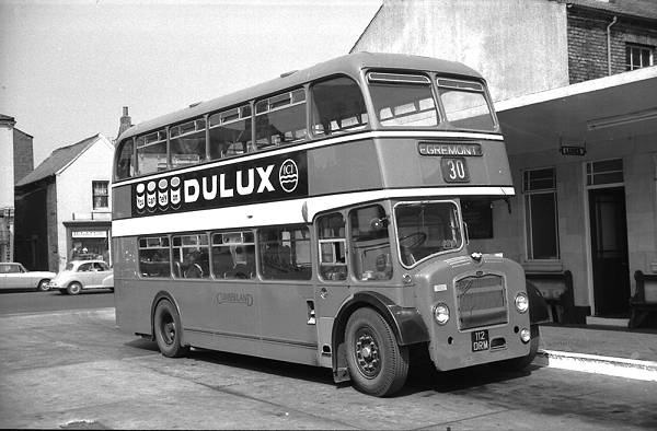 1961 Cumberland 553, 112DRM, was a Bristol FS6G with an E.C.W. H33-27RD body