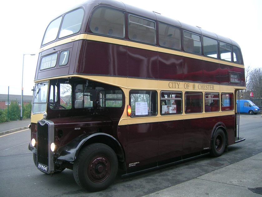 1962 Guy Massey Brothers Chester Corporation bus RFM 641