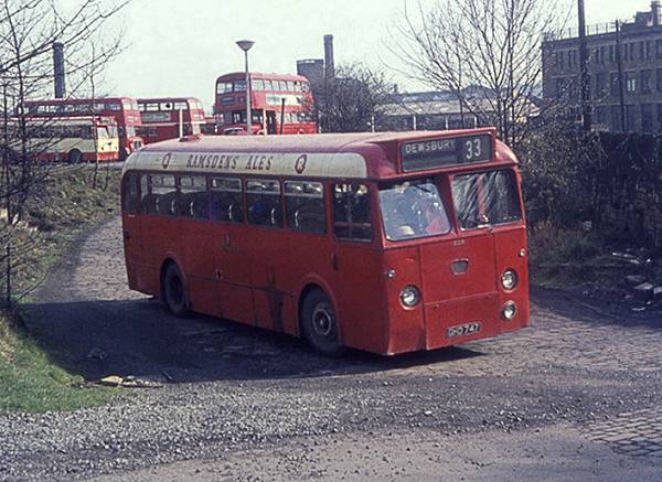 1962 Yorkshire Woollen District 228, GHD747, an AEC Reliance 2MU3RV with Marshall B43F body