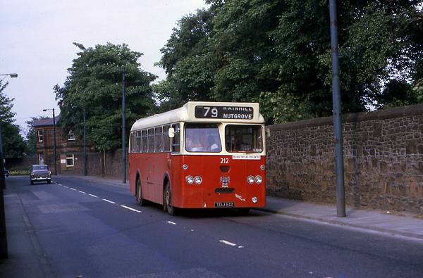 1963 St Helens Corporation Transport Marshall bodied AEC Reliance 212