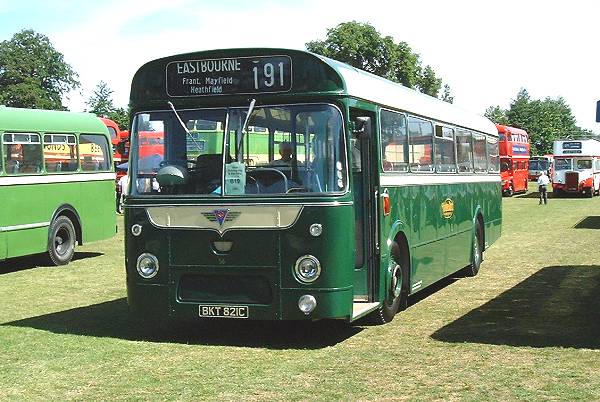 1965 Former Maidstone and District S6, BKT821C, an AEC Reliance with Marshall B53F body