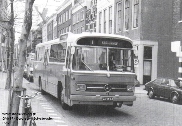 1965 Mercedes Benz O302-Den Oudsten bus GVB19