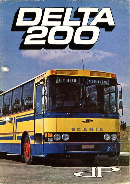 1976 DeltaPlan 200 Scania boekje