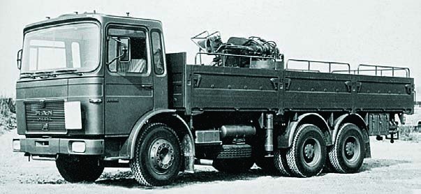 1977 MAN 22.240DF, 6x6