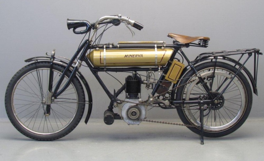2c 1908 Minerva 432 cc (8 pk) zijklepper