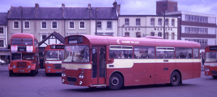 AEC Reliances with Marshall 45 seat bus body pho596g