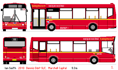 DM Ealing 1997 Centrewest opted for Marshall Minibuses