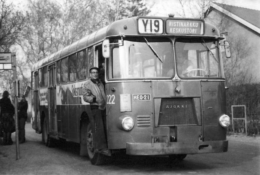 Finland bus TAMPERE BUS Y19 RISTINARKKU - KESKUSTORI Ajokki