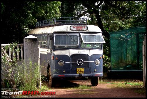 Mercedes Benz bus which was used by St. Xavier's college - Goa a