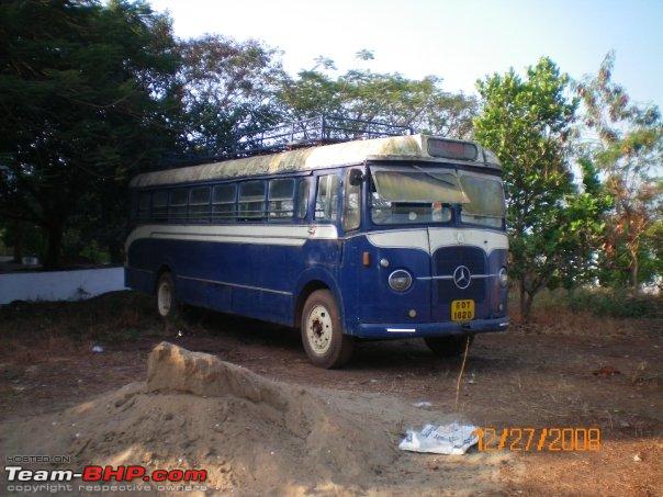 Mercedes Benz bus which was used by St. Xavier's college - Goa