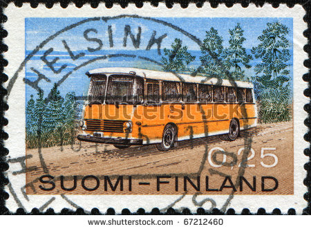 stock-photo-finland-circa-a-stamp-printed-in-finland-shows-retro-passenger-bus-circa-67212460