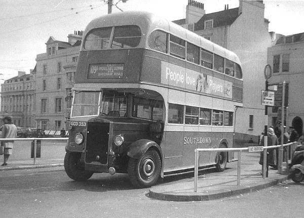 1939 Leyland Titan TD5, originally with Park Royal 52 seat body, was rebodied by Northern Counties after the war