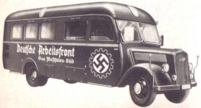 1939 Opel Blitzbus 82 deutsche-arbeiterfront-werkstatt