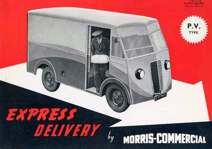 1946 Morris Commercial type PV advert