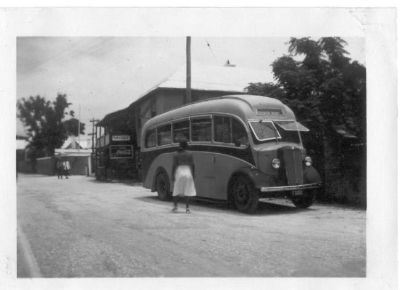 1947 Morris bus in St Georges