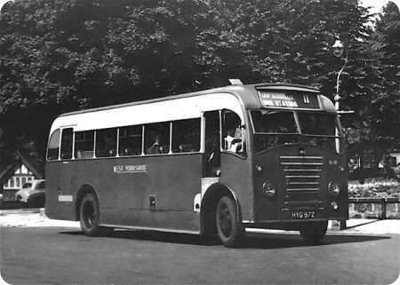1949 Morris Commercial Beadle bus HYG-972