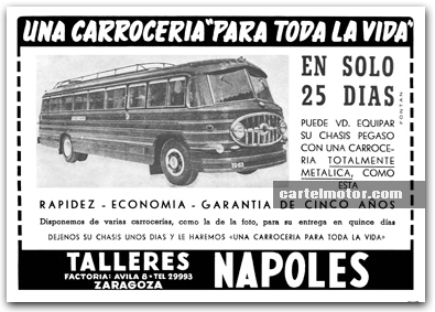 1954 TALLERES NAPOLES BUS PEGASO (NAZAR) 01