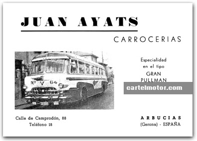 1956 AYATS BUS (PEGASO)