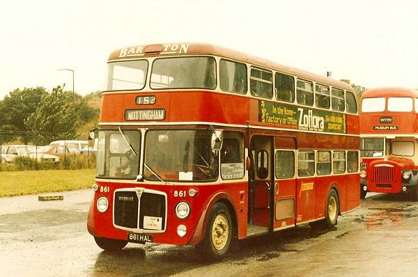 1961 Dennis Loline II with lowbridge fully fronted Northern Counties bodywork